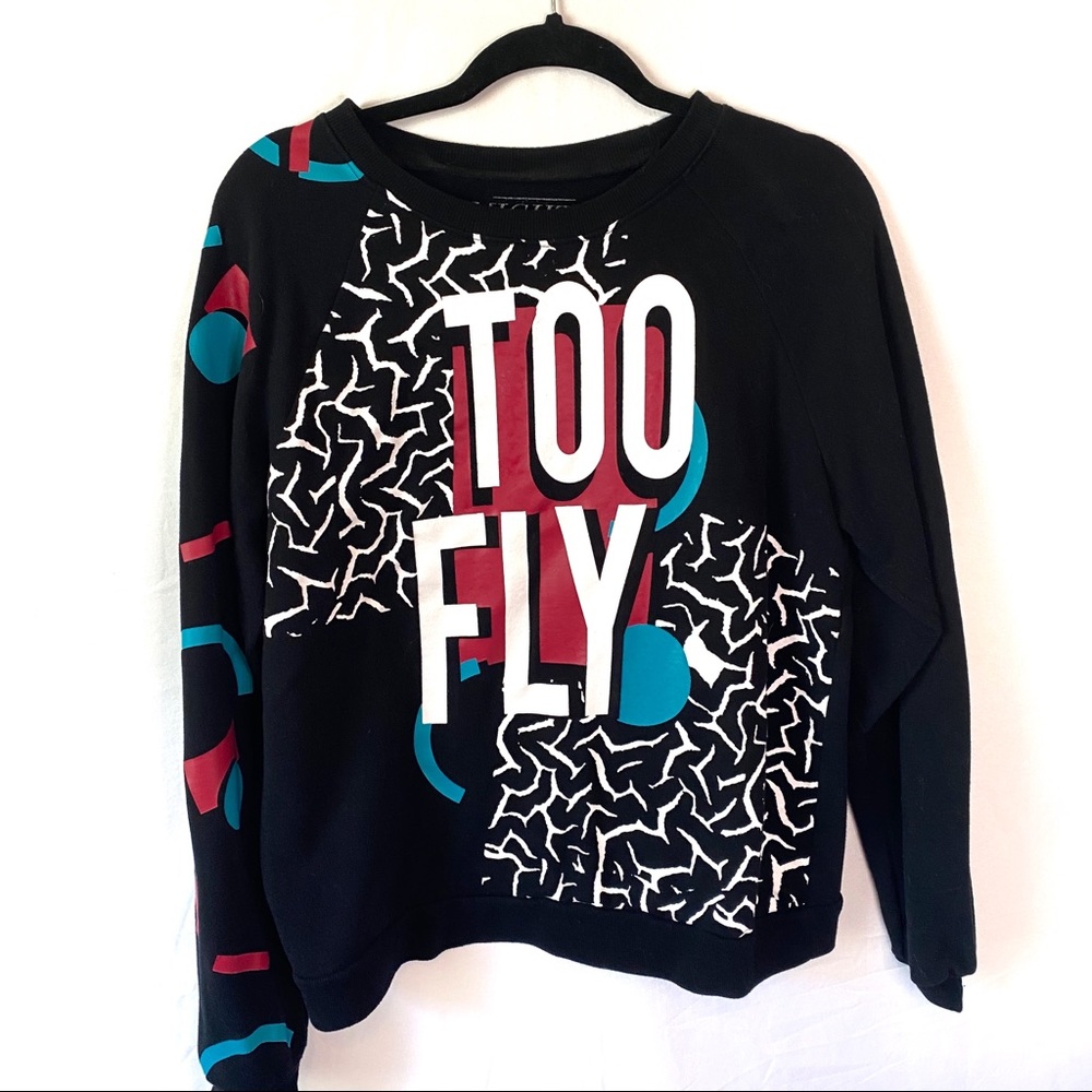 80s Inspired Mighty Fine Sweatshirt in XL